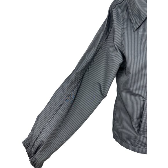 Christopher & Banks Button-Up Striped Long Sleeve Jacket Womens Size M - Picture 5 of 10